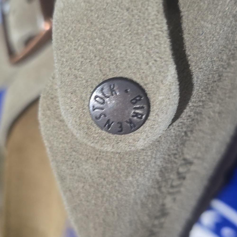 Birkenstock Women's Boston Soft Footbed Suede Clog, Taupe, Retail $169.95 USD - Picture 10 of 14